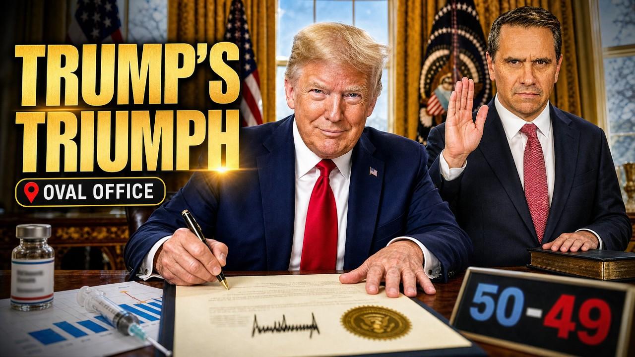 BOMBSHELL: Trump SLASHES Childhood Vaccine Schedule in Sweeping Executive Order