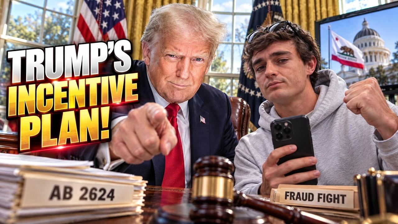 BOMBSHELL: Trump Vows Oval Office Pardon for 24-Year-Old Journalist Targeted by Newsom's $4,000-Per-Post Gag Law