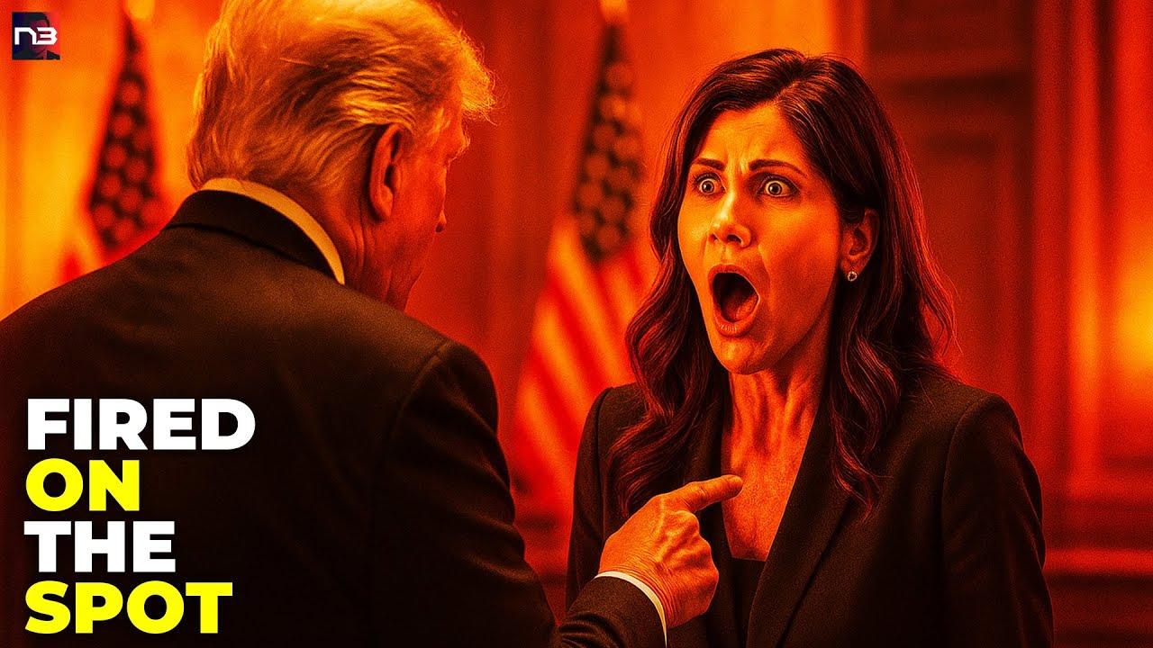 BOMBSHELL: Trump FIRES Kristi Noem After She's Caught Lying to Congress About $220 Million Vanity Ad Campaign