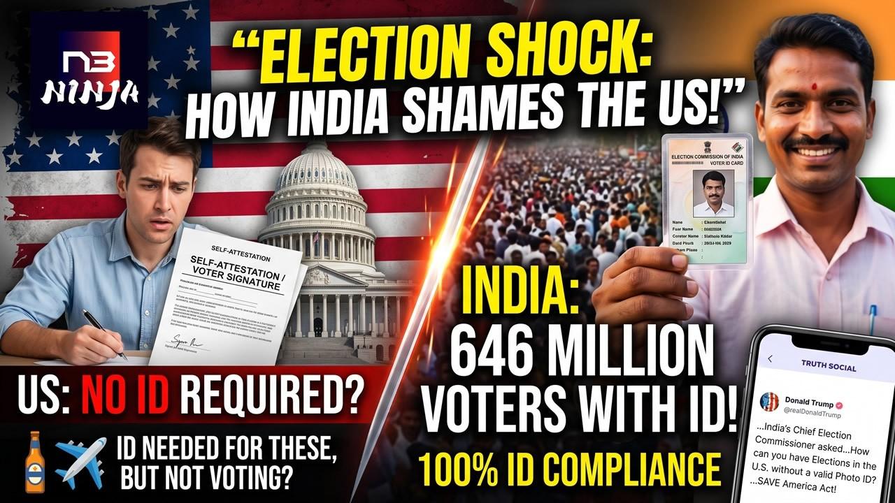 SHOCKING: India Shames U.S. Election System with SIMPLE Photo ID Requirement