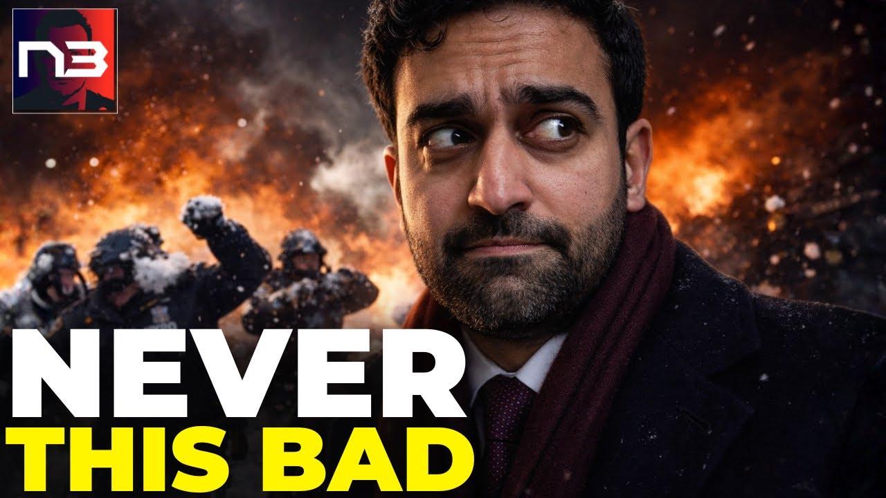 DISGRACE: NYPD Officers ATTACKED With Ice Projectiles While Mayor Mamdani JOKES About It