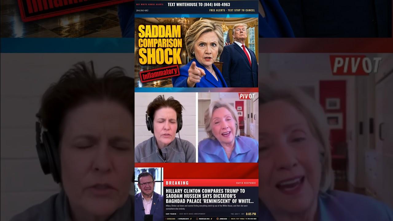 BOMBSHELL: Hillary Clinton's Outrageous Comparison of Trump's Oval Office Sparks Backlash