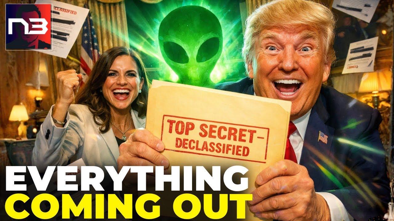 BOMBSHELL: Trump Orders FULL Declassification of Every UFO and Alien File – Deep State in PANIC Mode