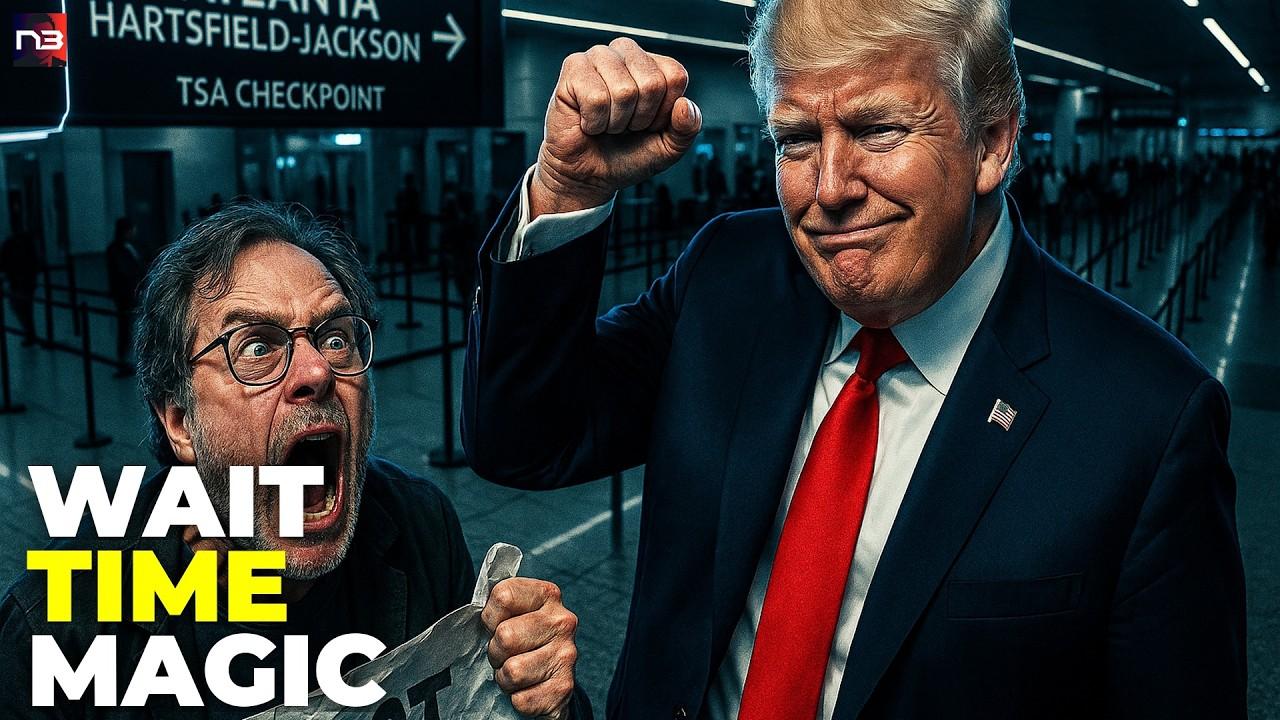 WINNING: ICE Agents SLASH Airport Wait Times While Democrats MELT DOWN Over Trump's Genius Move
