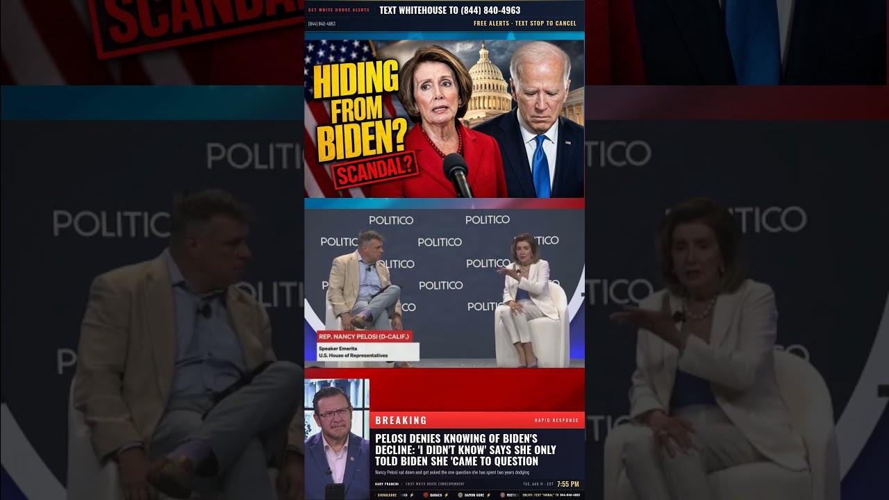 BOMBSHELL: Pelosi Dodges Truth on Biden’s Campaign Amidst Speculation