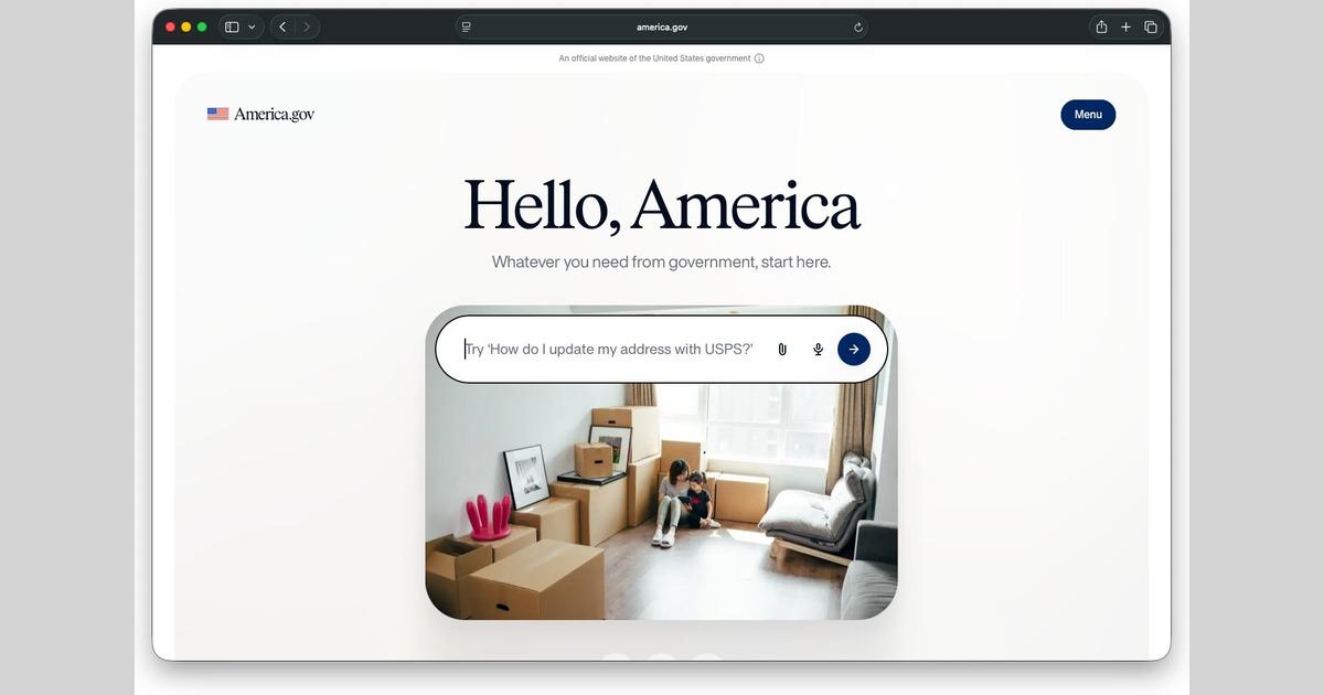 HELLO, AMERICA: Trump Launches America.gov, One Front Door to Replace Tens of Thousands of Government Websites
