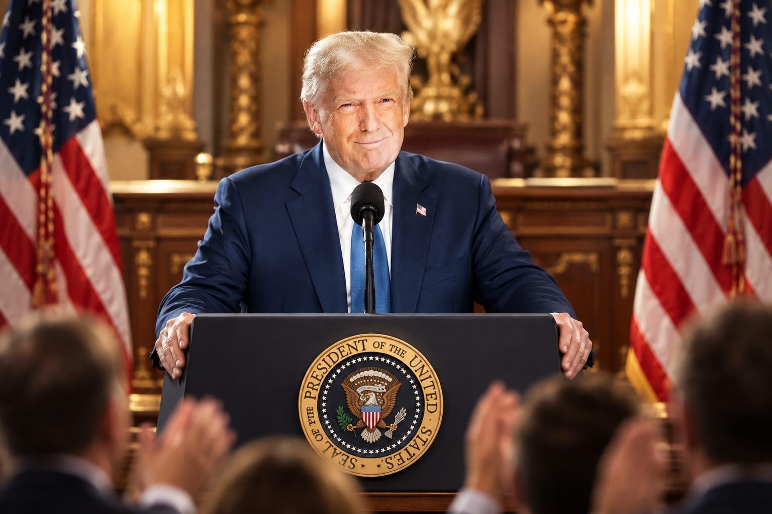 Trump's State of the Union speech reshapes political narratives in 2026.