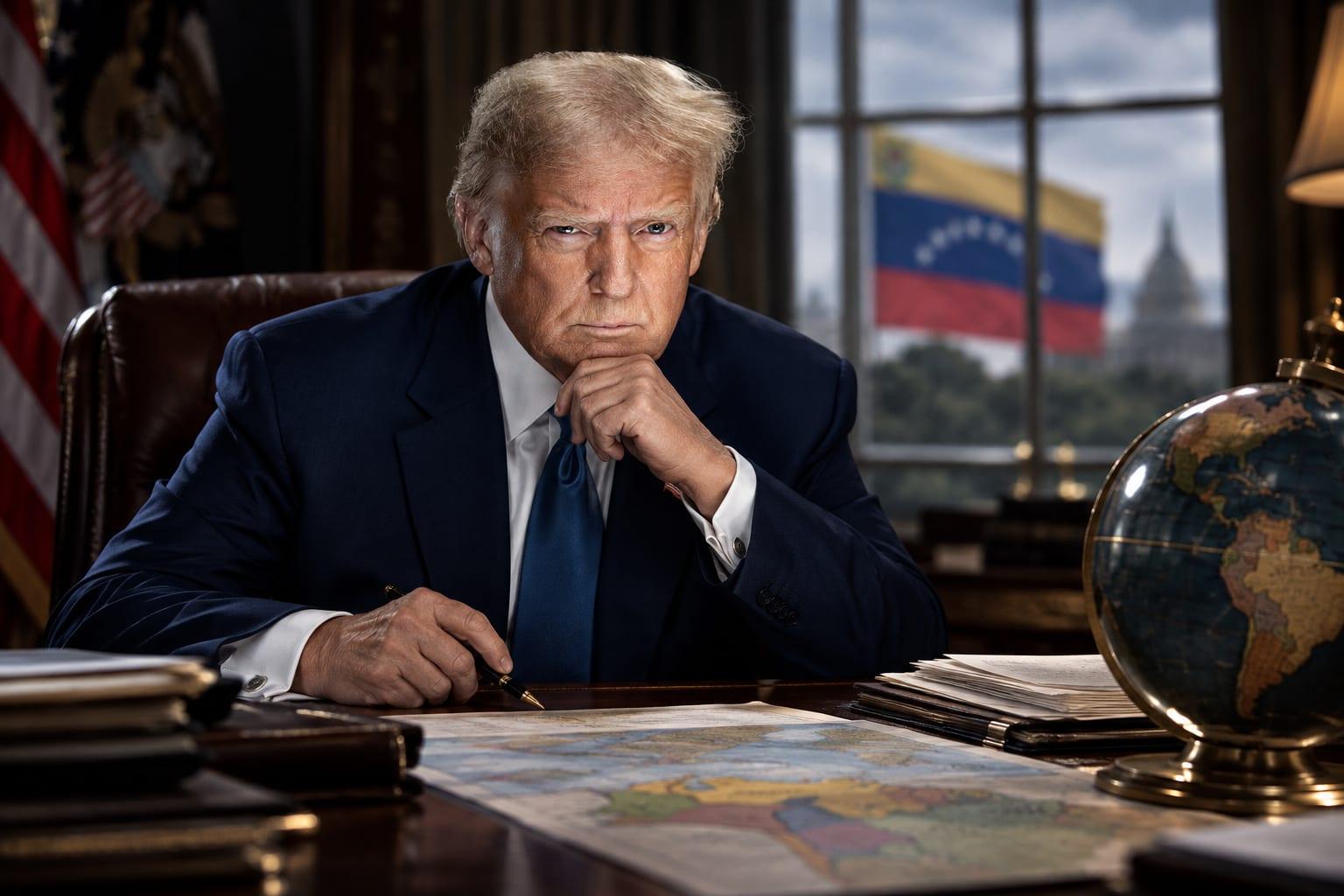U.S. foreign policy efforts overheaded by Trump attempt to influence Venezuela's leadership.