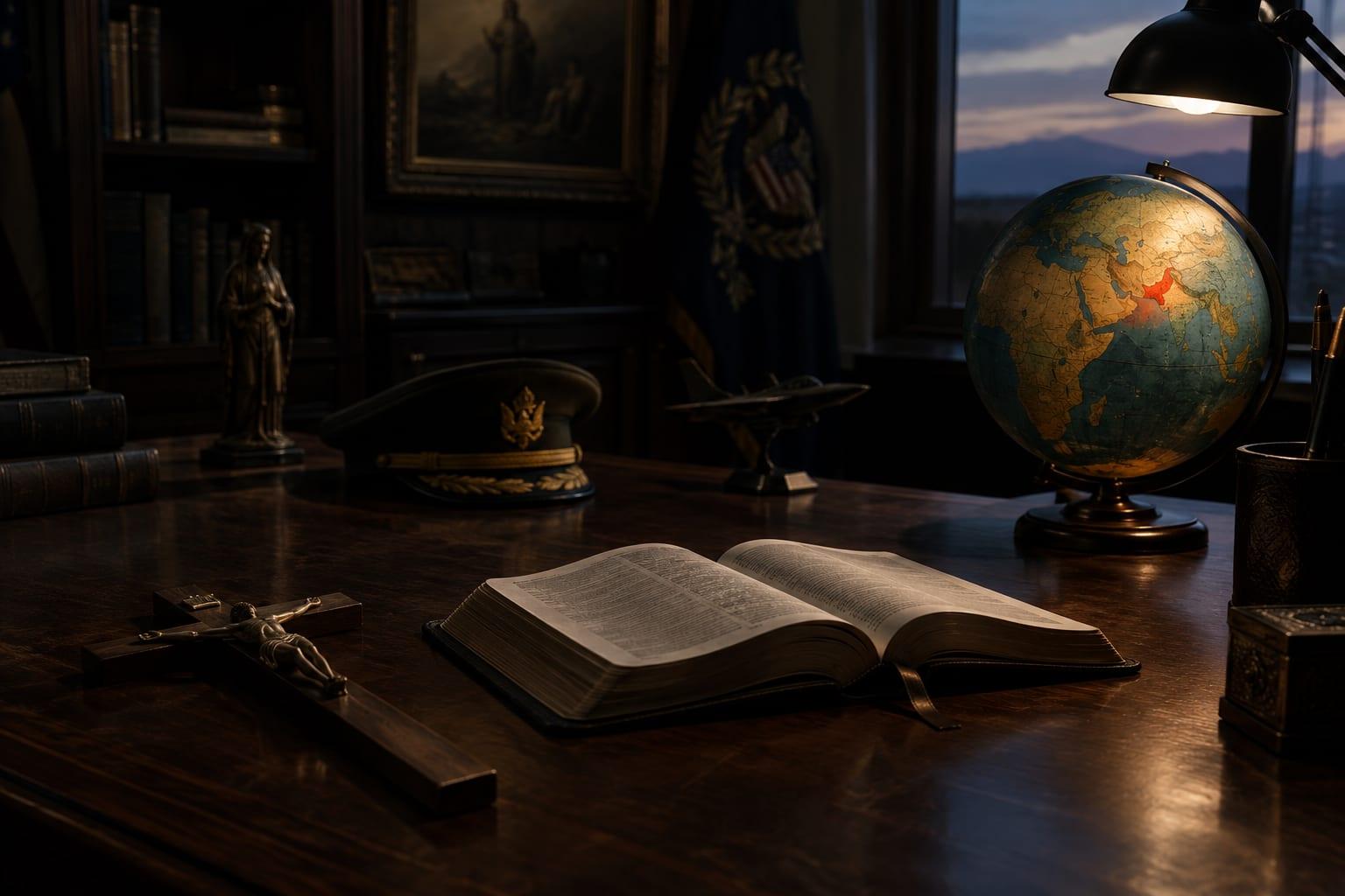 Theological debate emerges over Catholic Just War Doctrine in conflict with Iran.