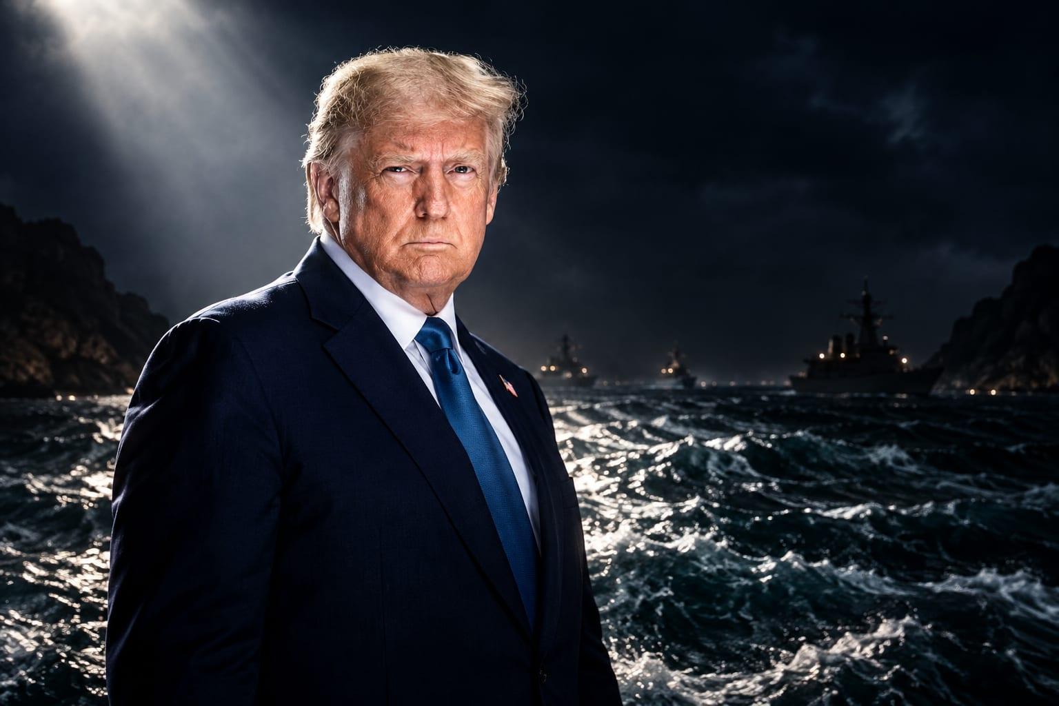Controversy arises over Trump's declaration of the Strait of Hormuz as U.S. territory.