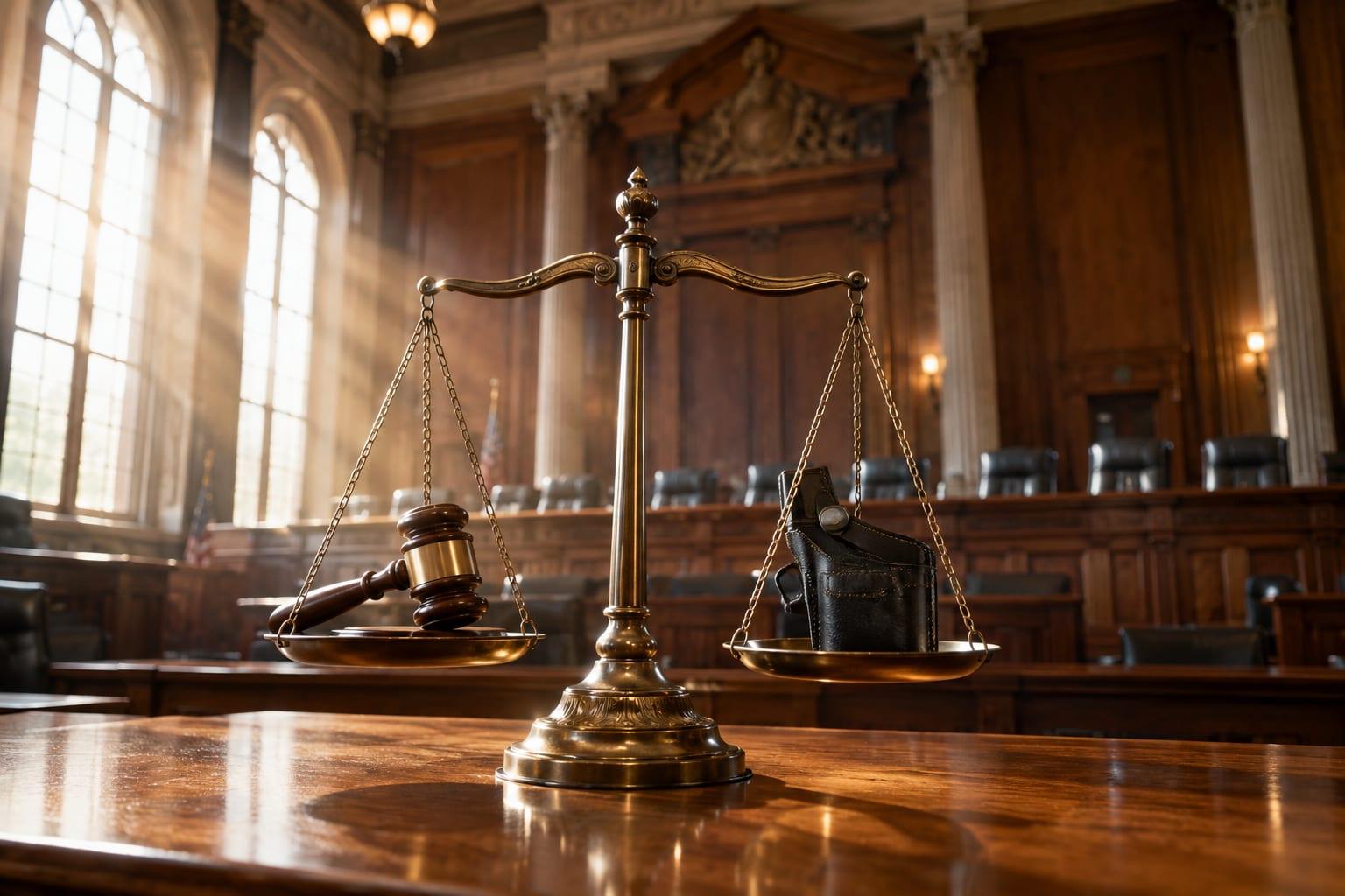 Supreme Court upholds a strong interpretation of the Second Amendment, impacting gun regulations.