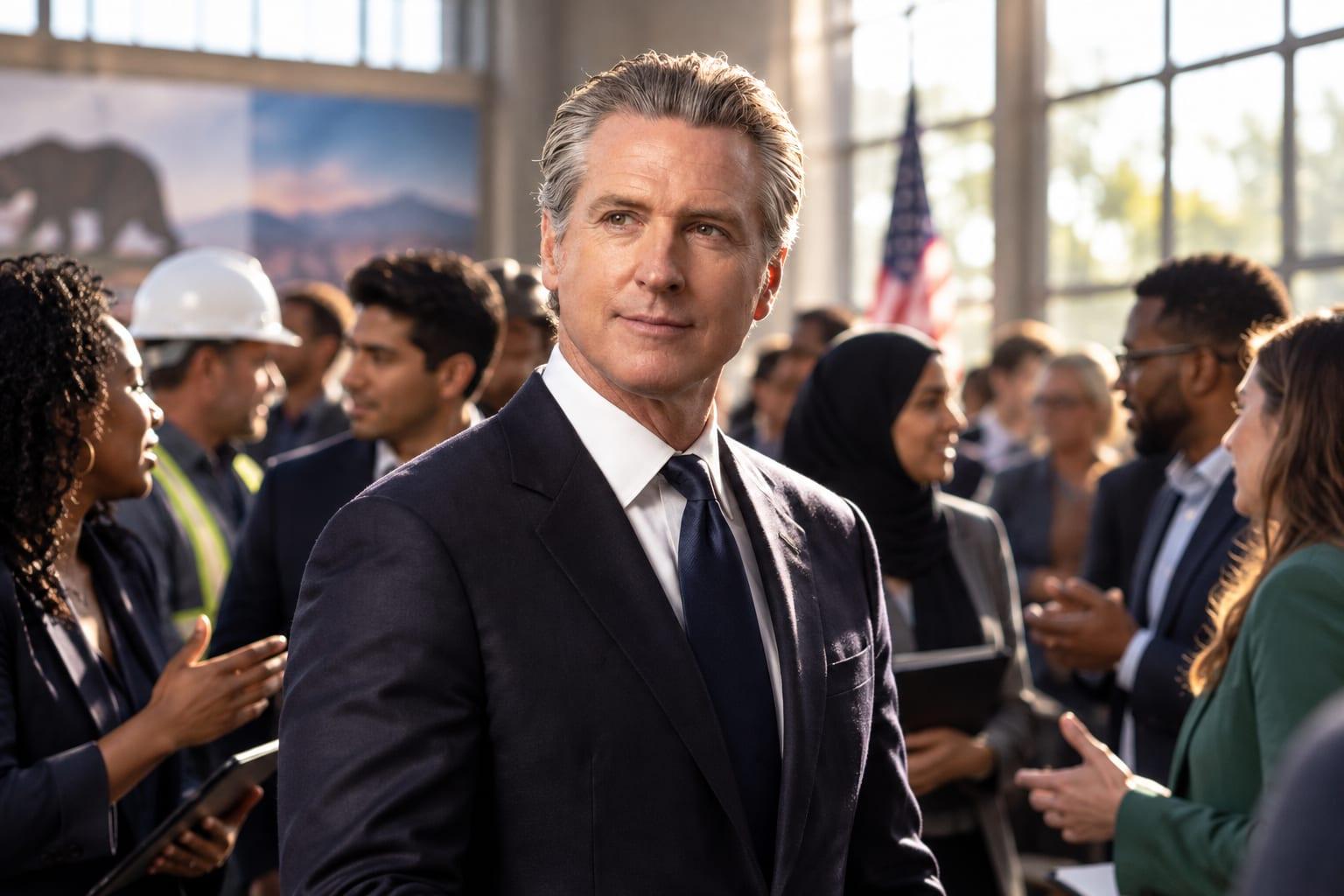 Gavin Newsom's alliances signal potential bid in early 2028 primary states.