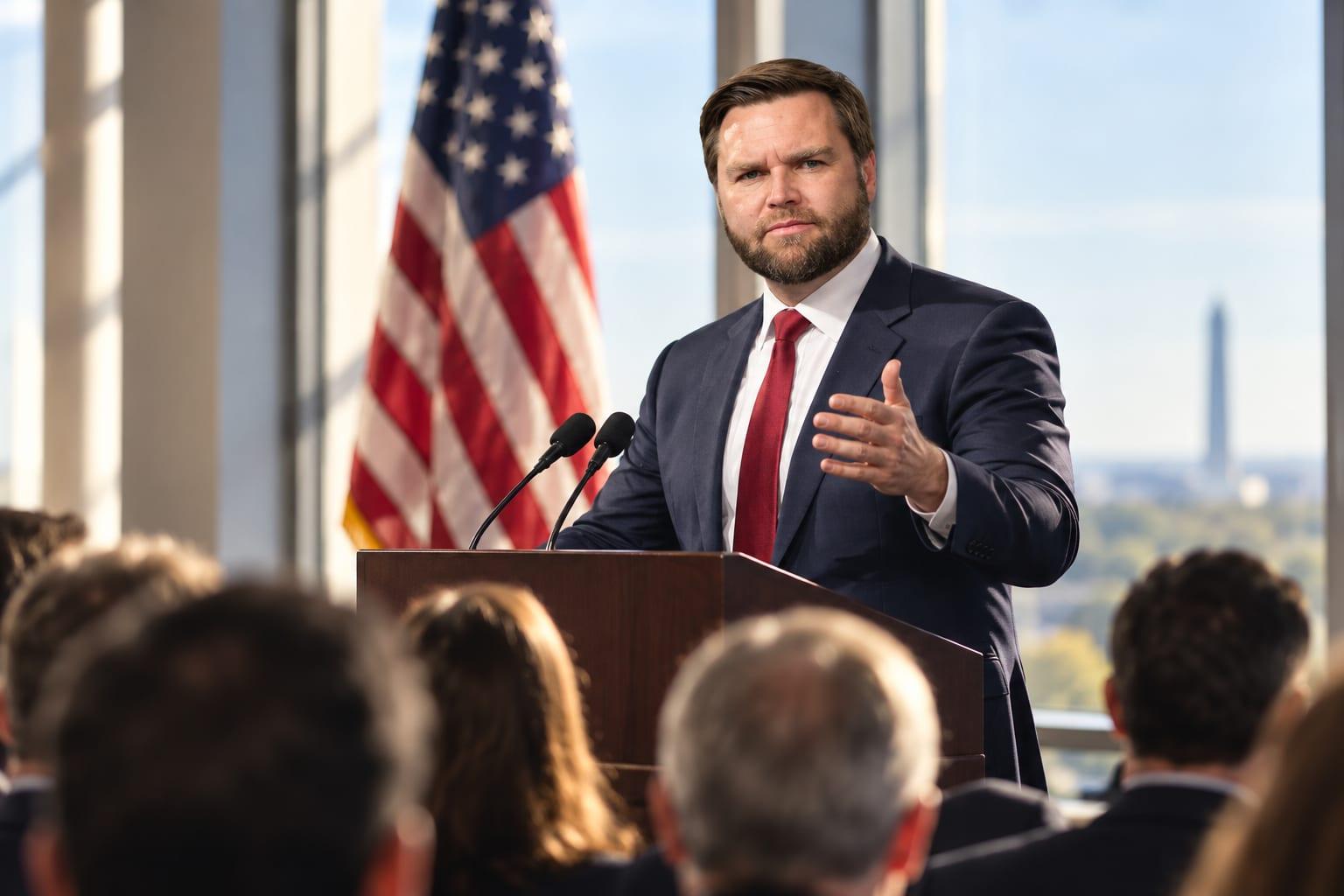 Vice President Vance outlines a new strategy for enhancing U.S. border security.