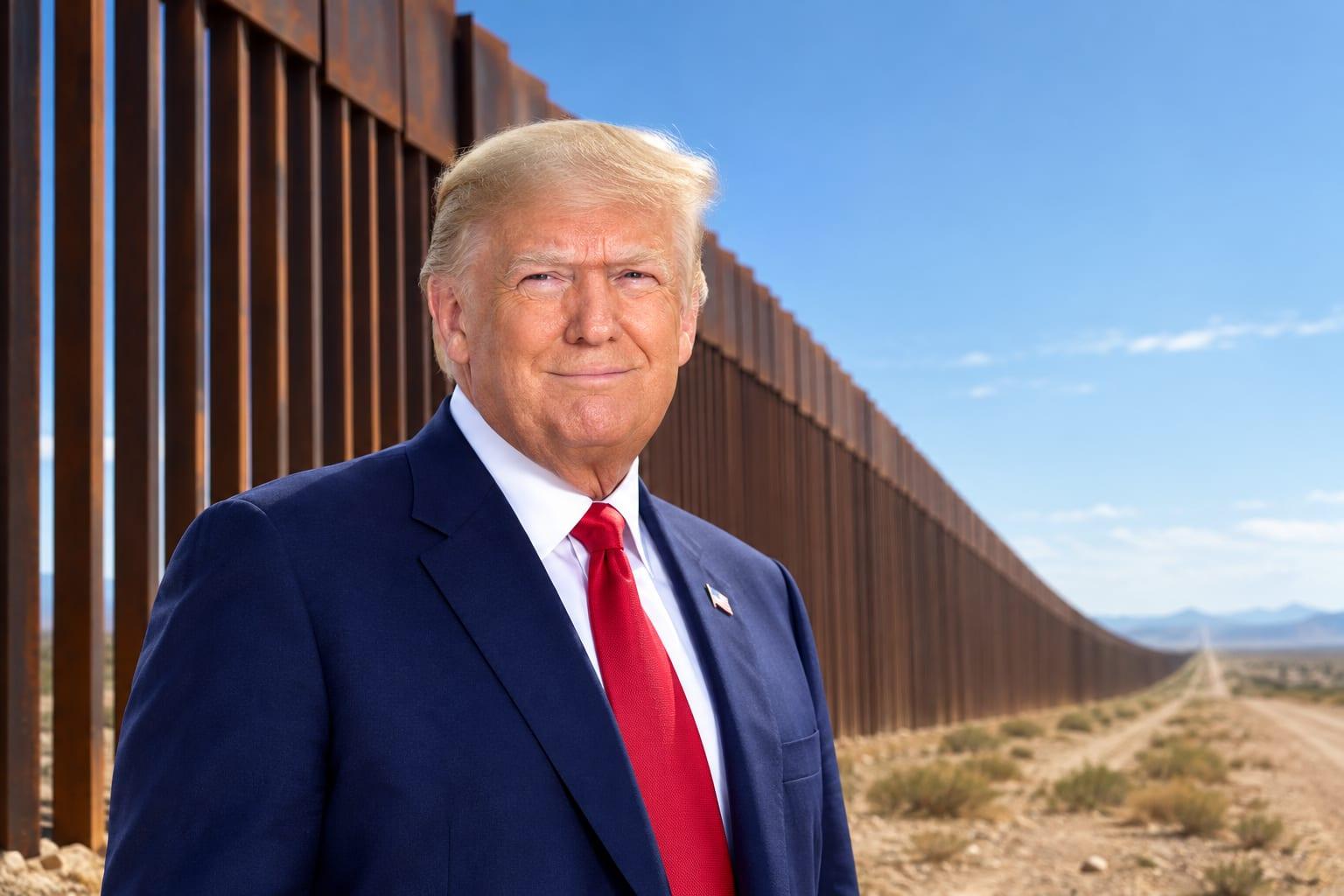 Trump's border wall completion highlights a key point of the America First policy.