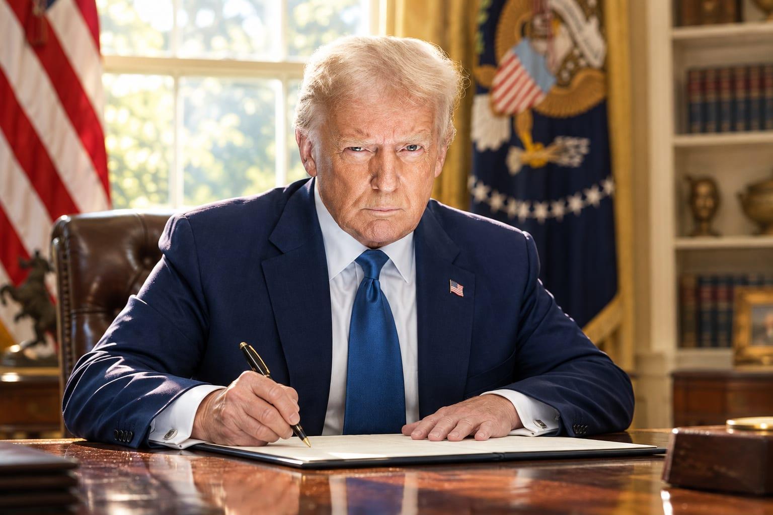 Trump endorses landmark law aiming to safeguard future election integrity.