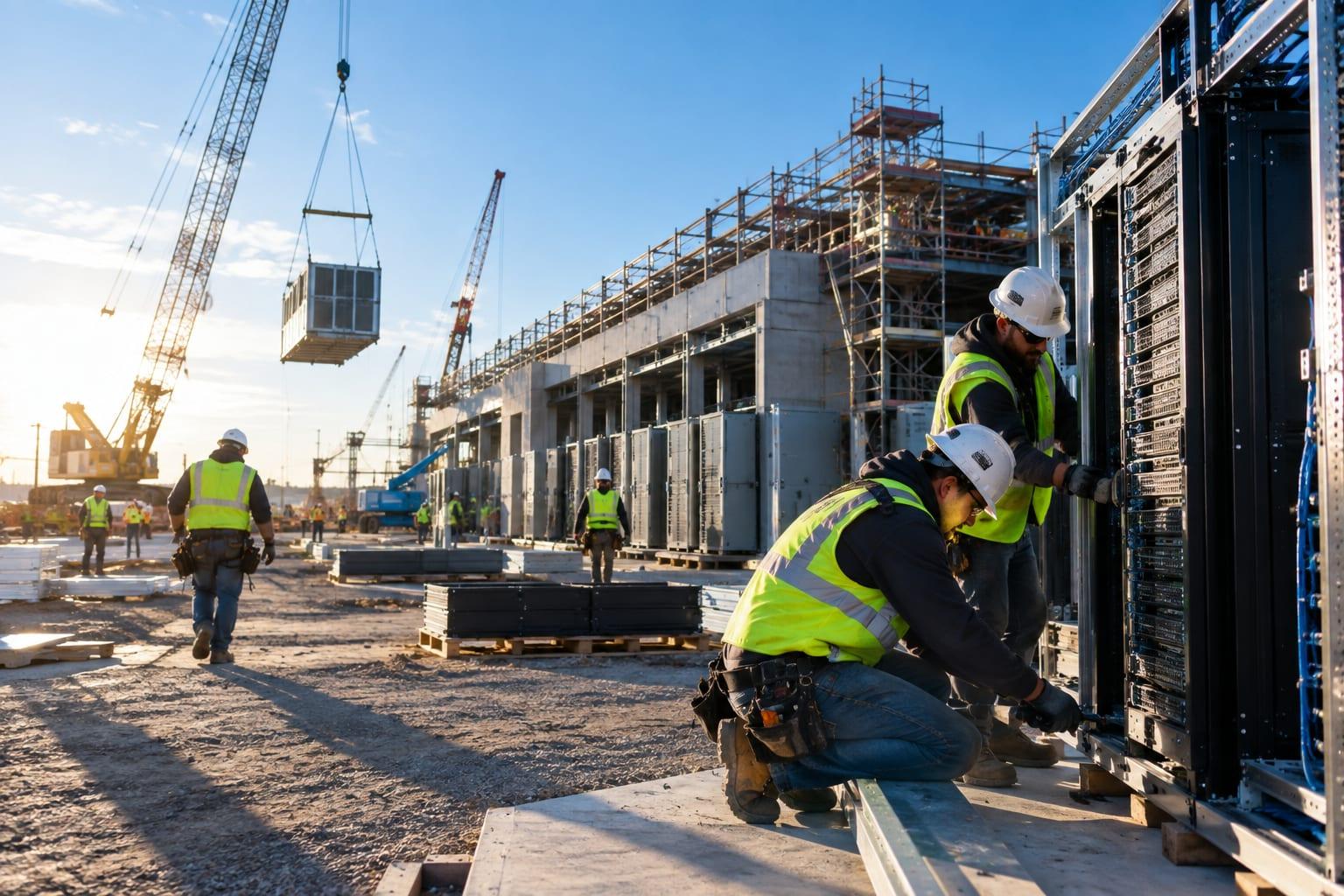 Blue-collar workers drive workforce investment for America’s technological infrastructure expansion.