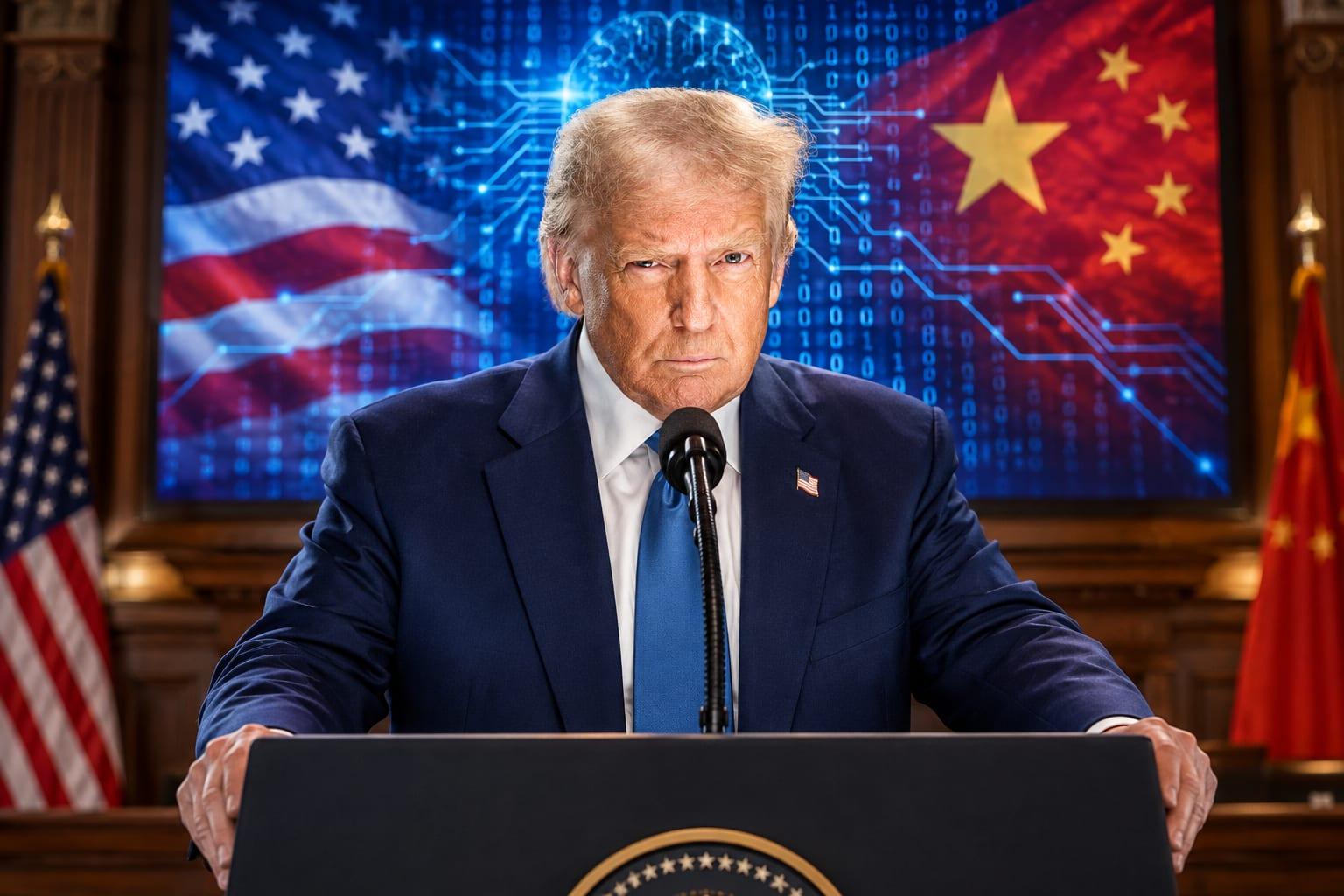 Debate over national security heats up as Trump dismisses AI threat concerns.