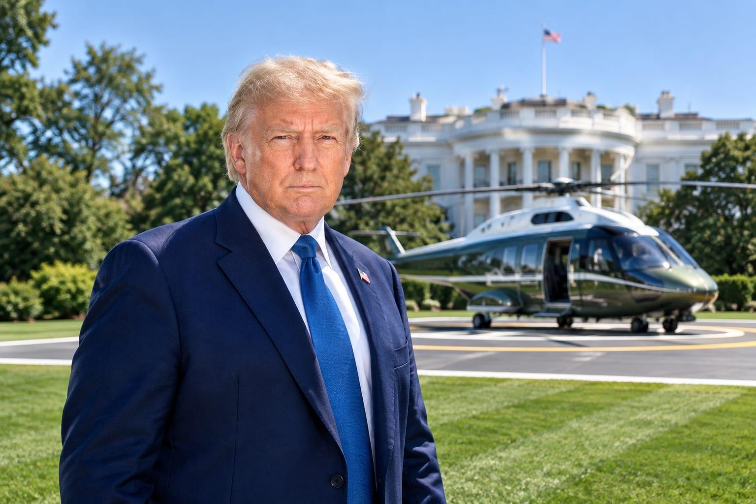 BOMBSHELL: Trump EXPOSES 25 Years of D.C. Delays with White House Heliport Opening