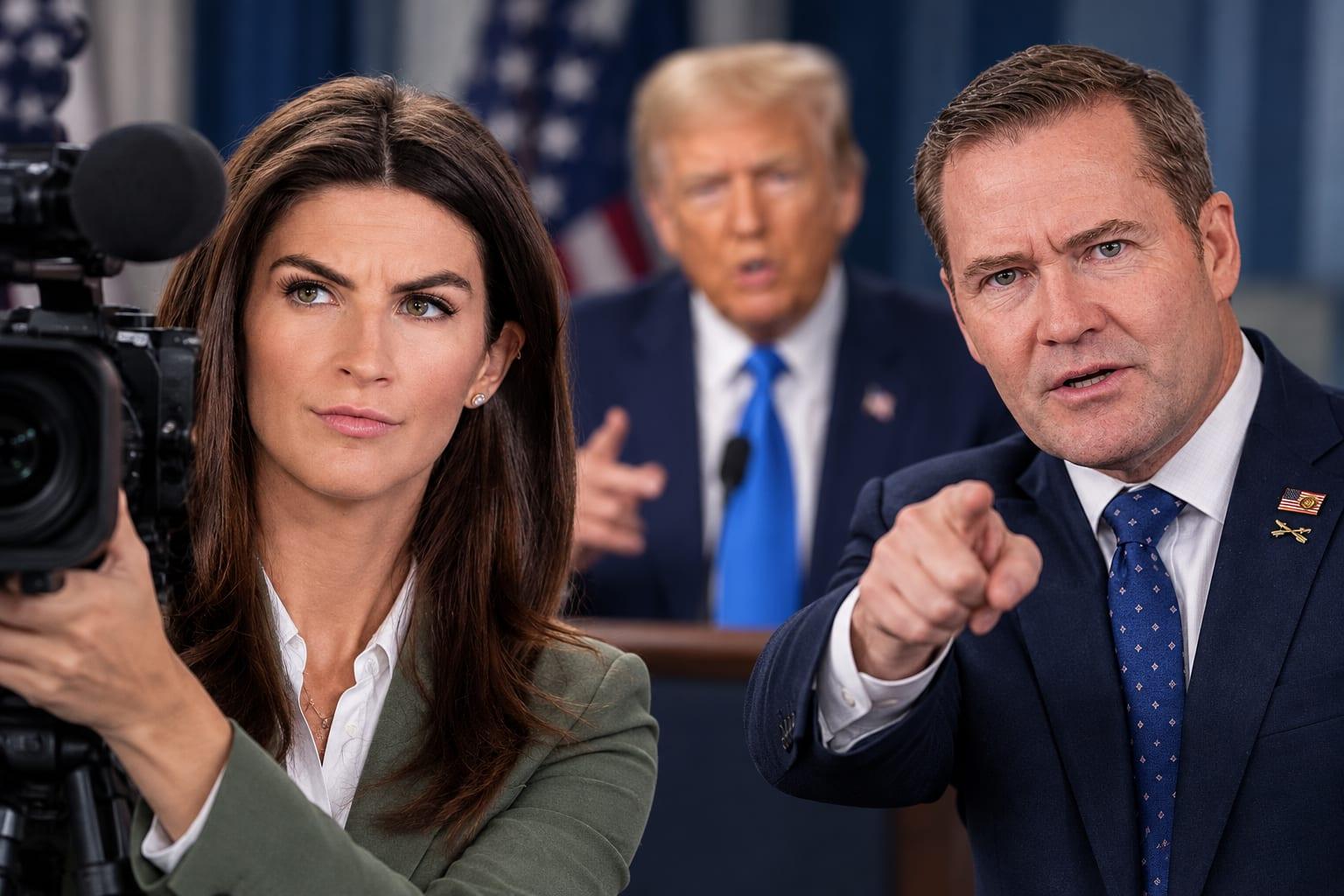 'I'M STANDING HERE TALKING TO CNN': Waltz Shuts Down Kaitlan Collins Over Trump's Press Pool Ban