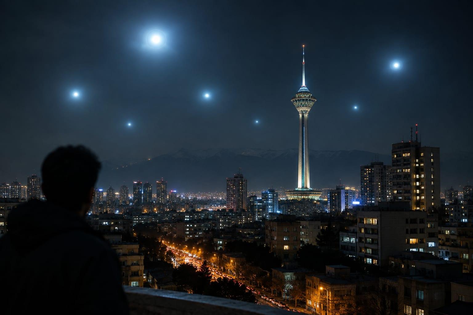 BREAKING: Mystery LIGHTS Over Tehran EXPOSE Regime's SECRECY