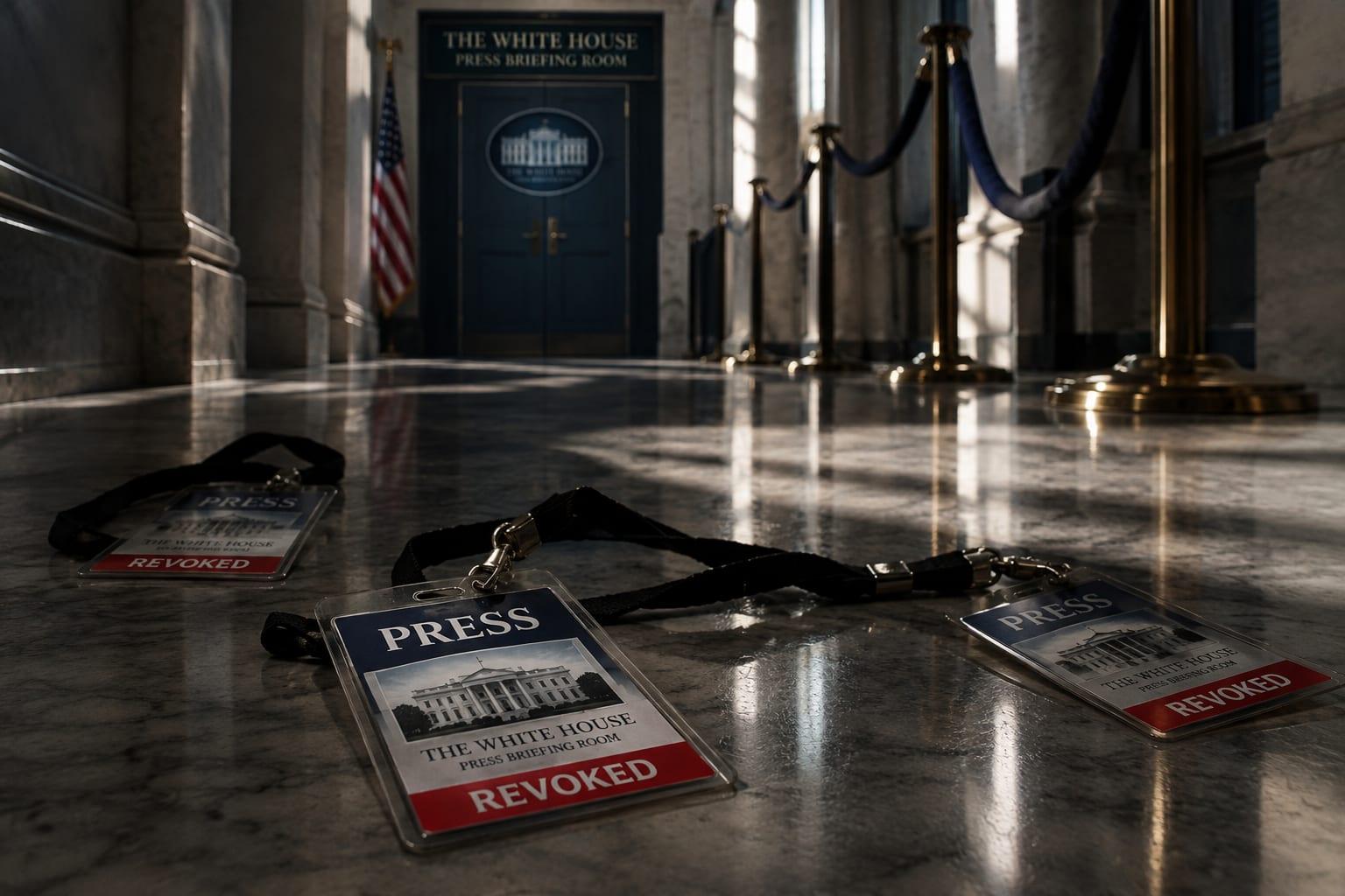 BOMBSHELL: White House Press Chaos Exposes 'Legacy Media' Entitlement