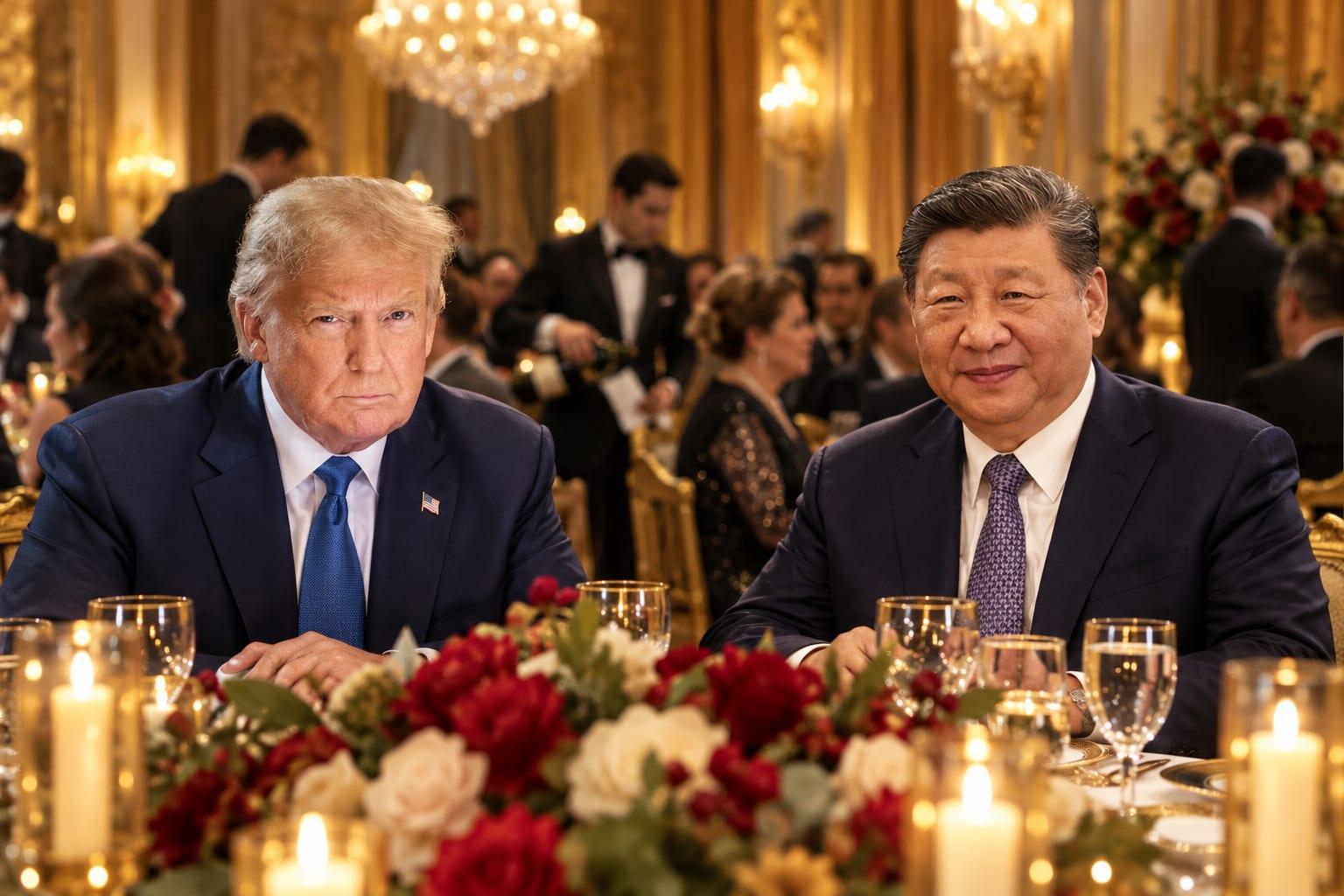 BOMBSHELL: CNN ICED OUT During Trump's State Dinner with Xi Jinping