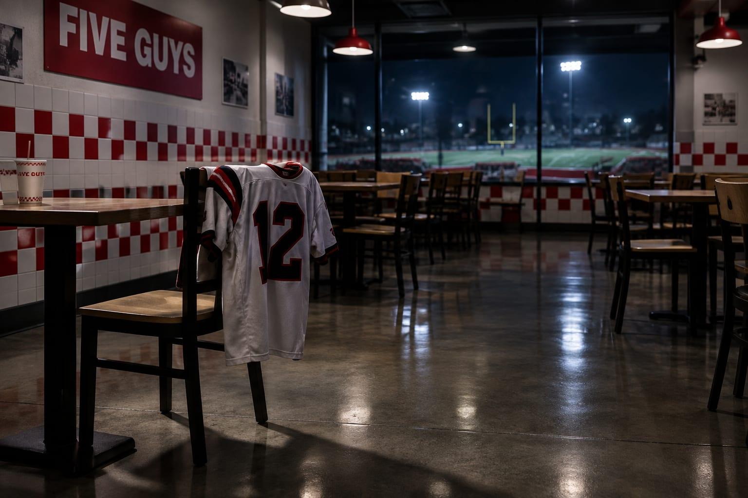 OUTRAGE GROWS OVER TEEN FOOTBALL STAR SHOT WHILE WORKING AT CALIFORNIA FIVE GUYS