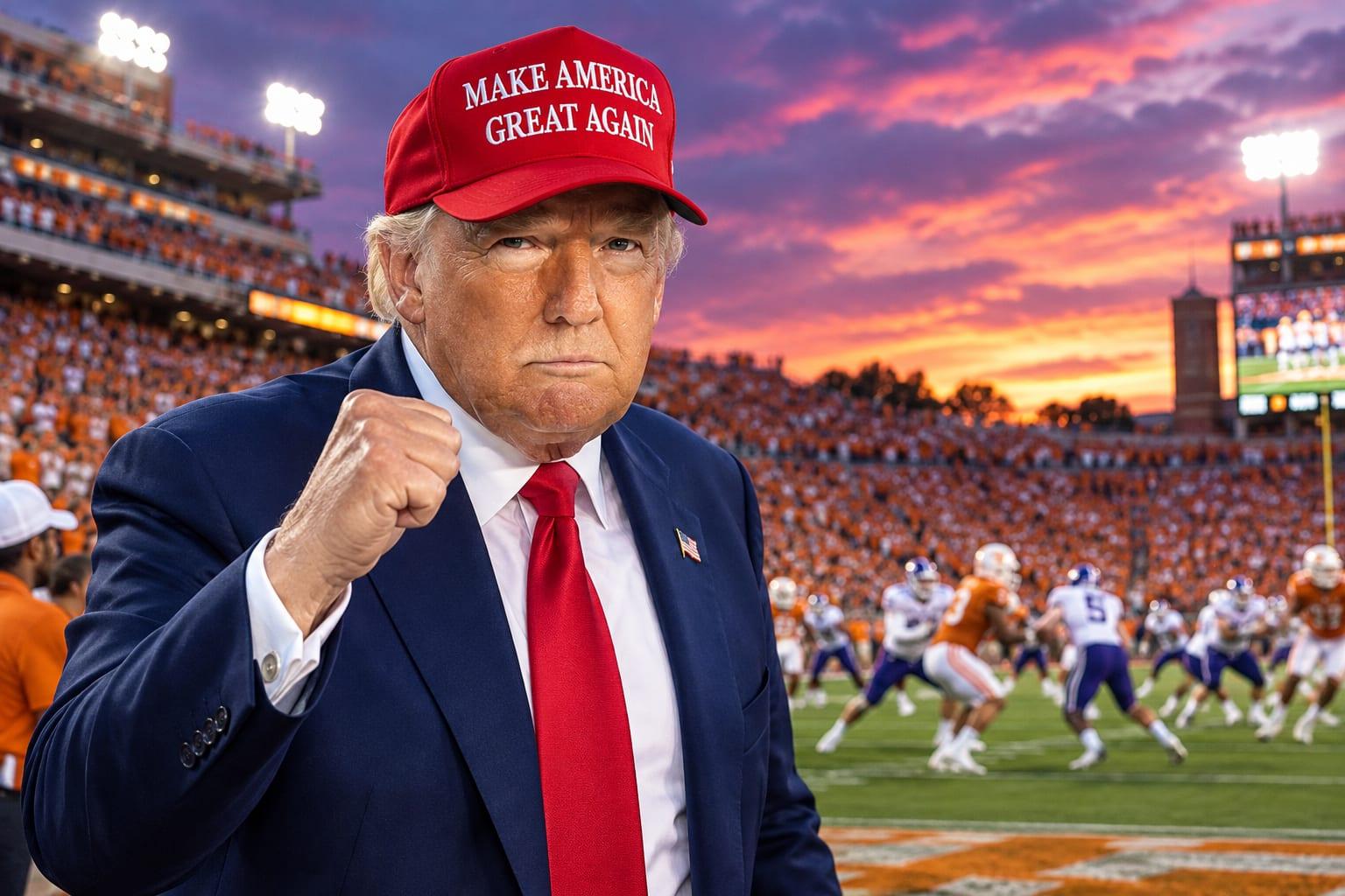 TRUMP Pushes Protect College Sports Act at Texas-Tennessee Game as Senate Vote Nears