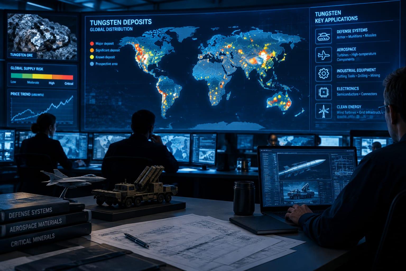 Tungsten supply becomes critical as U.S. defense systems face resource challenges.