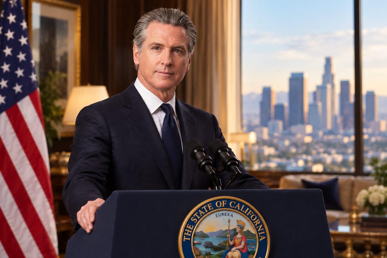 NEWSOM HYPOCRISY SPARKS 2028 WHISPERS AS CONSERVATIVE VOICES REACT TO LEFTIST ELITISM CLAIMS