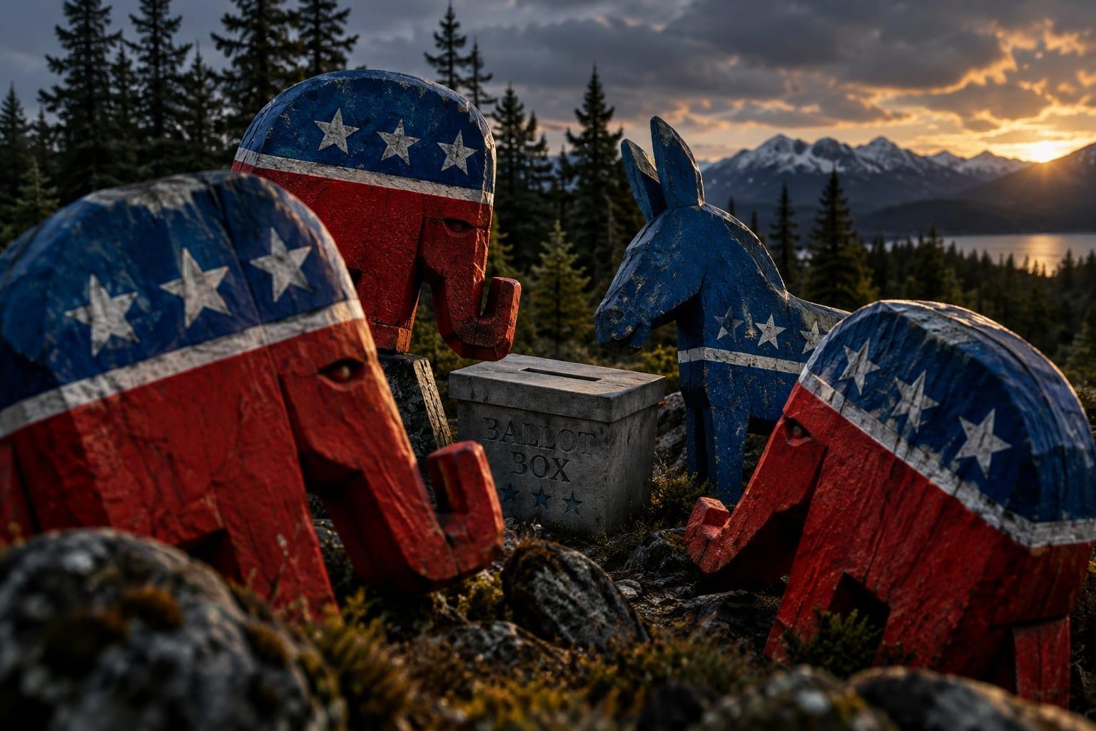 ALASKA BALLOT MESS: Three Republicans vs. One Democrat in TWO Statewide Races After Dems Consolidate