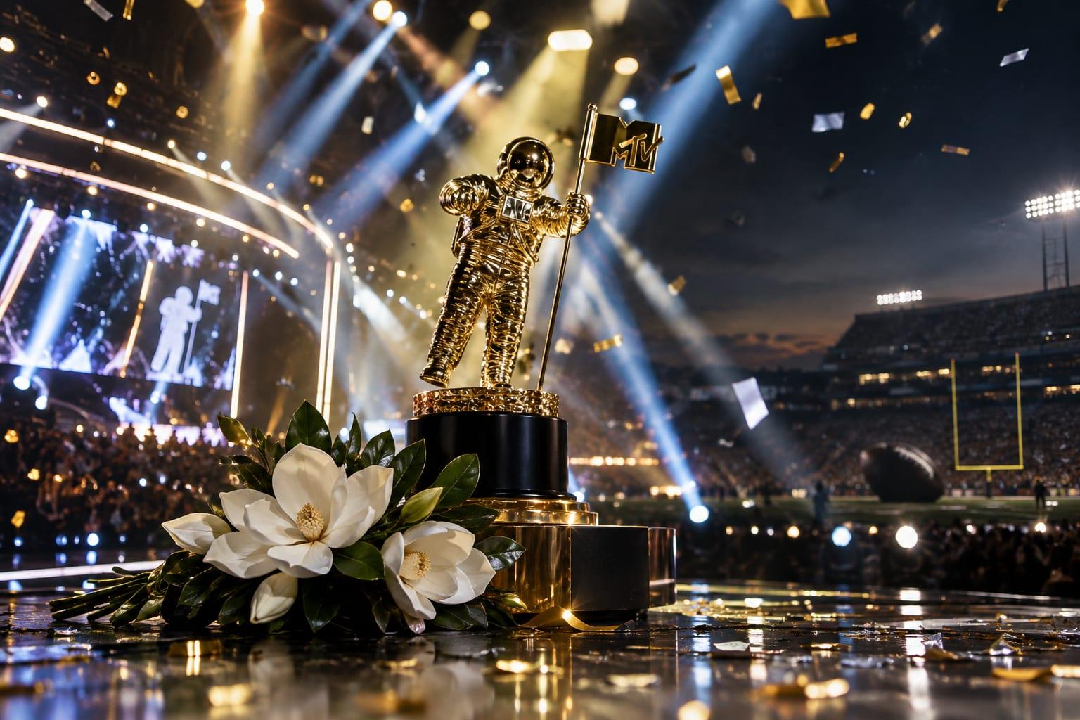 TAYLOR SWIFT DEDICATES VMA WIN TO DOLLY PARTON AS TRAVIS KELCE CHEERS FROM AFAR