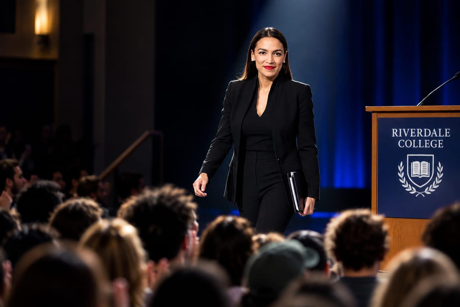 AOC'S CORNELL WARMUP: Socialist Student Leaders Chant 'From the River to the Sea' Before Congresswoman Takes Stage