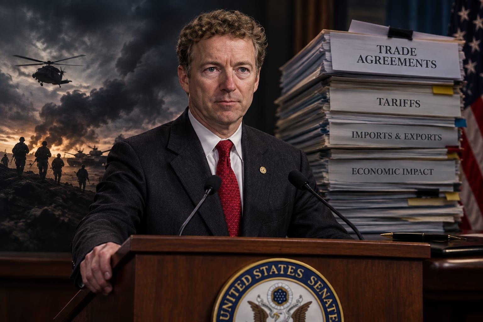 Rand Paul to GOP: Oppose Iran War and Canada Trade War — 'Less Socialist' Isn't Enough