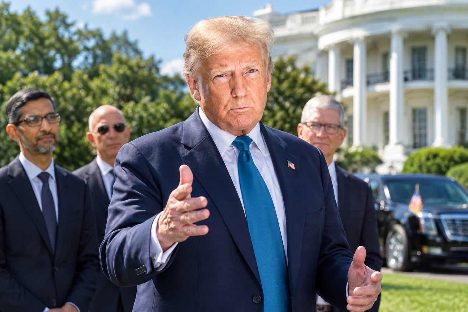 BOMBSHELL: TRUMP SLAMS CNN AND TAKES CONTROL OF THE TECH NARRATIVE AT WHITE HOUSE SUMMIT