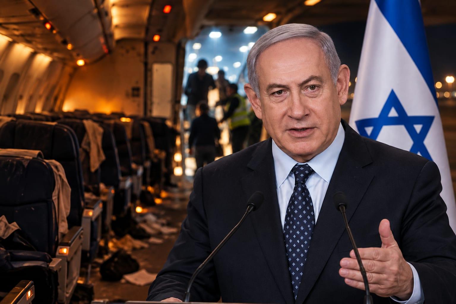 PILOT STABBED CAPTAIN, TRIED TO CRASH TEL AVIV-BOUND FLIGHT, NETANYAHU SAYS; 180 ISRAELIS DIVERTED TO SAUDI ARABIA AND BROUGHT HOME
