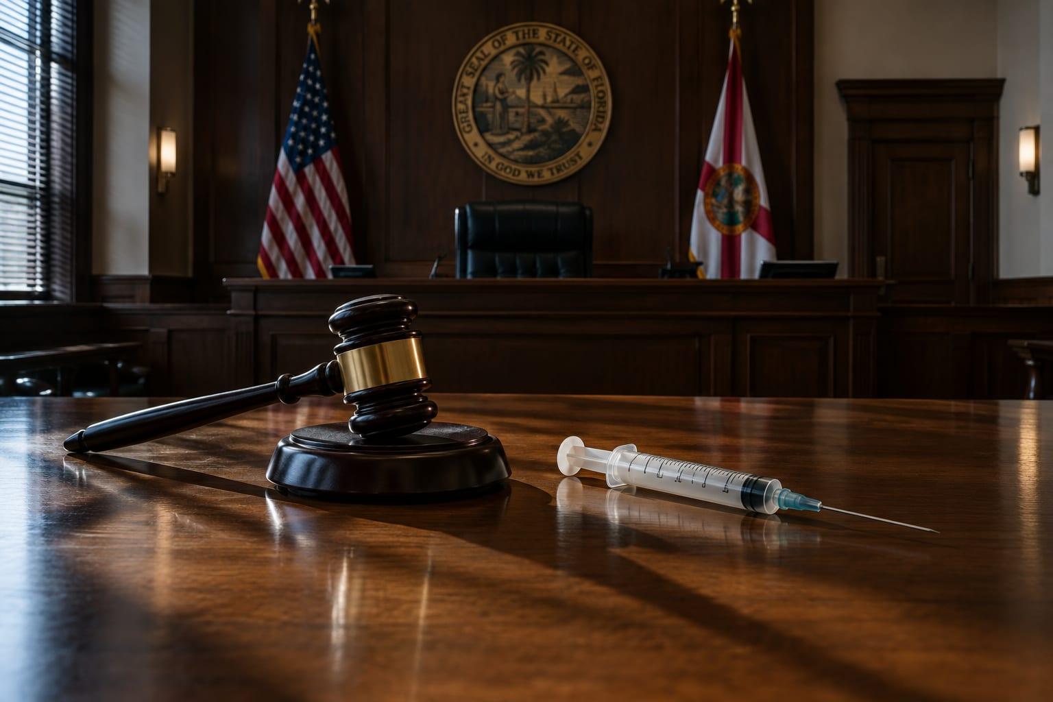Florida's legal challenge questions Pfizer's transparency about COVID-19 vaccine safety claims.
