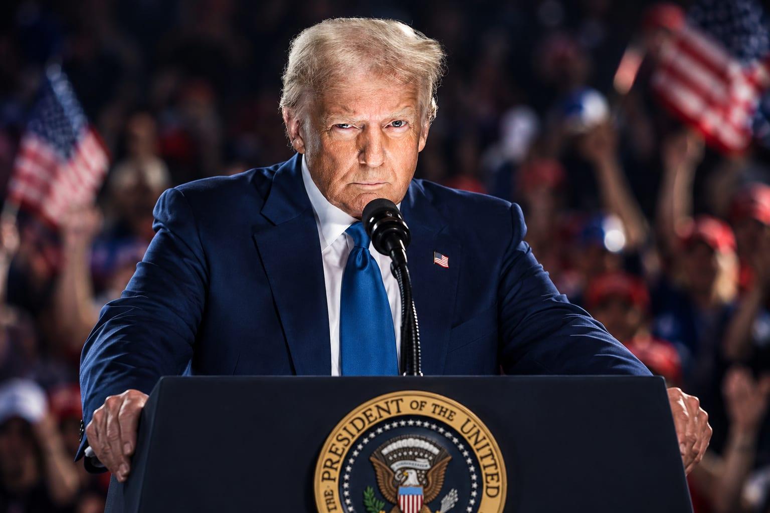 TRUMP SAYS SOMALI REFUGEE ADMISSIONS HALTED AS SUPPORTERS CHEER THE MOVE