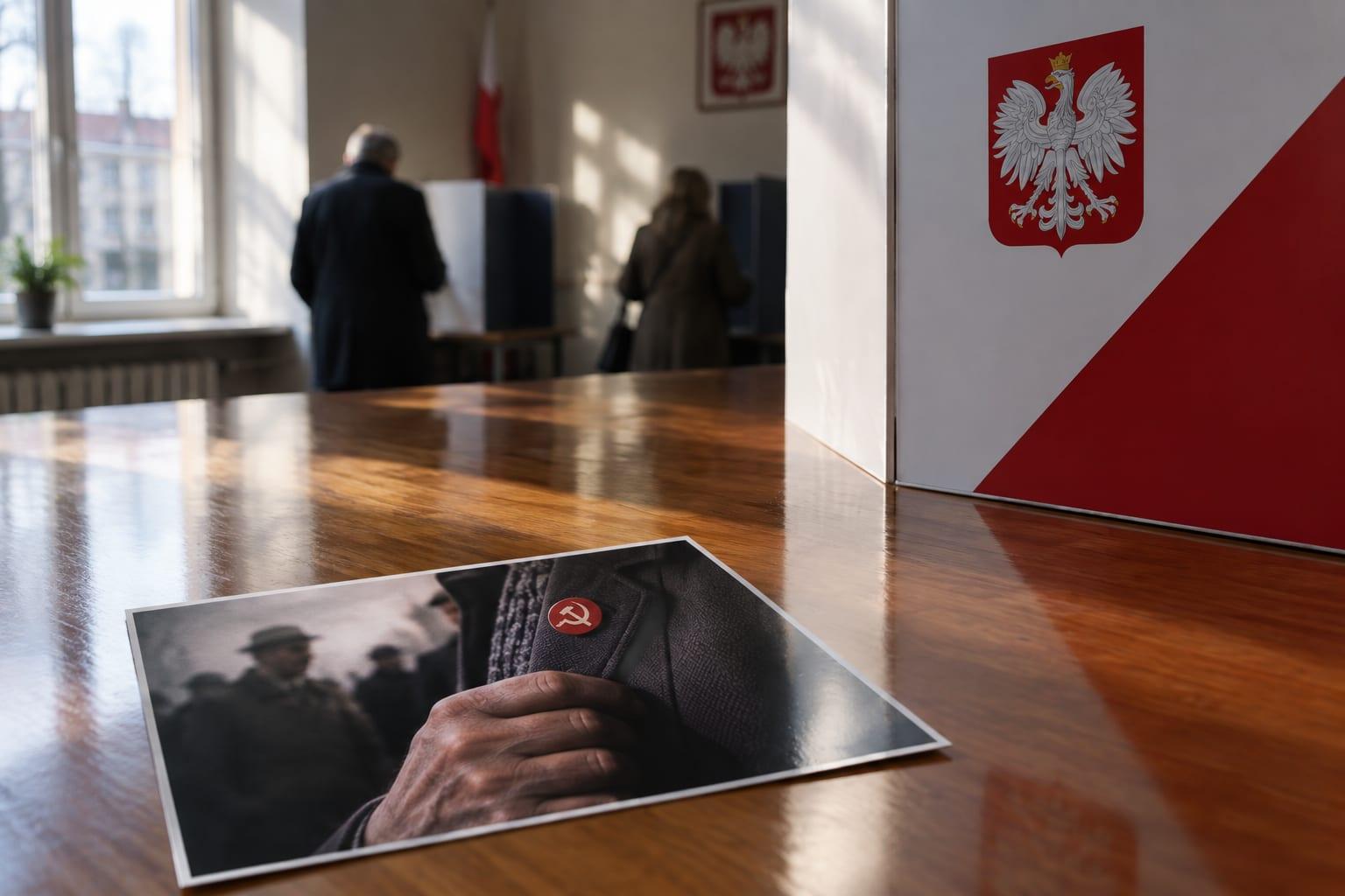 BRAZILIAN VOTER'S COMMUNIST PIN PHOTO FROM POLAND SPARKS LEGAL BACKLASH