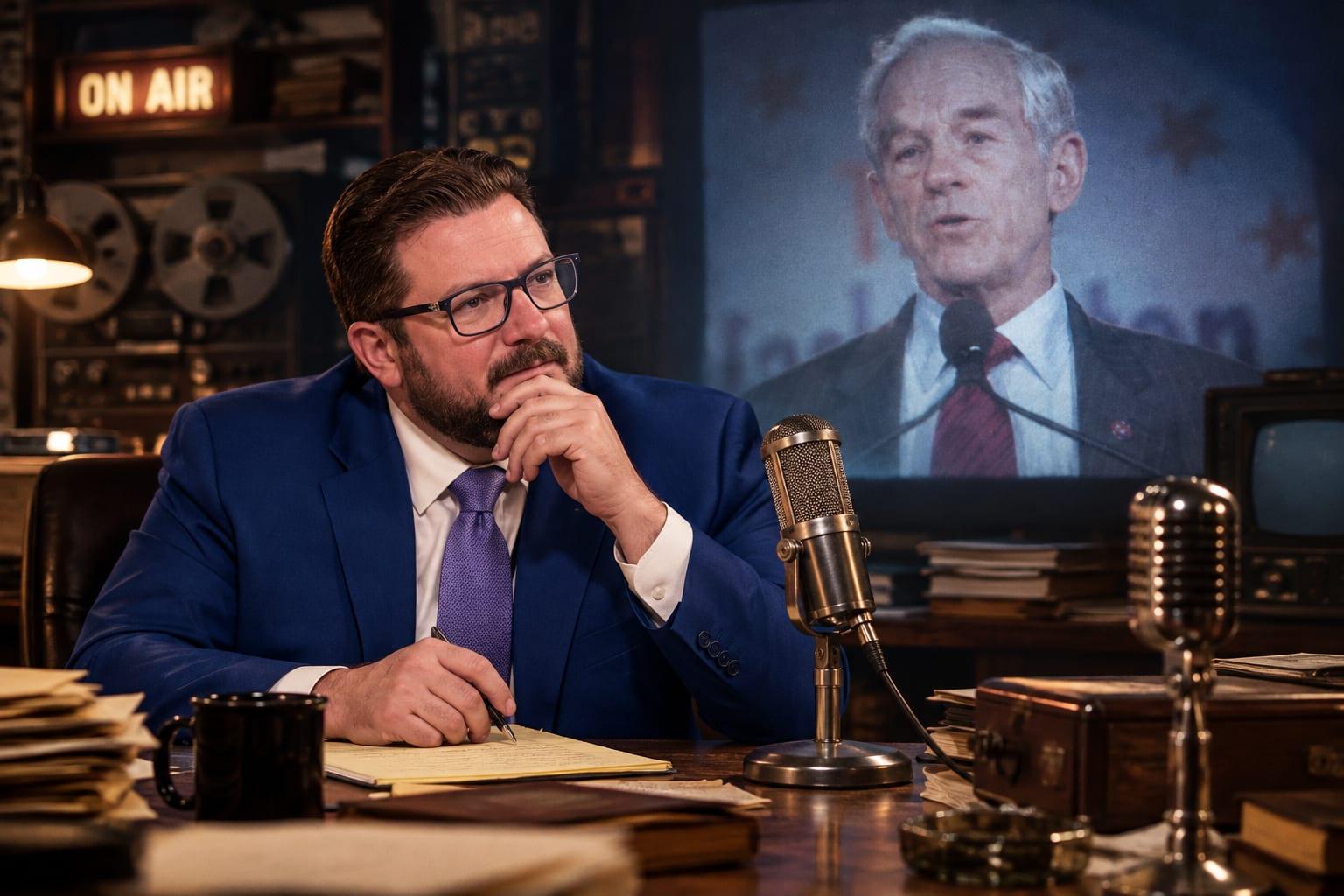 Media narratives of the Ron Paul Revolution are reexamined in retrospective broadcasts.