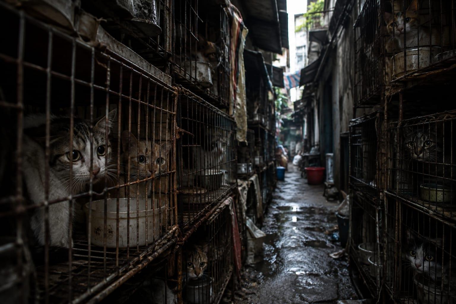 Animal welfare advocates push for stricter laws after Vietnam cat meat ring uncovered.