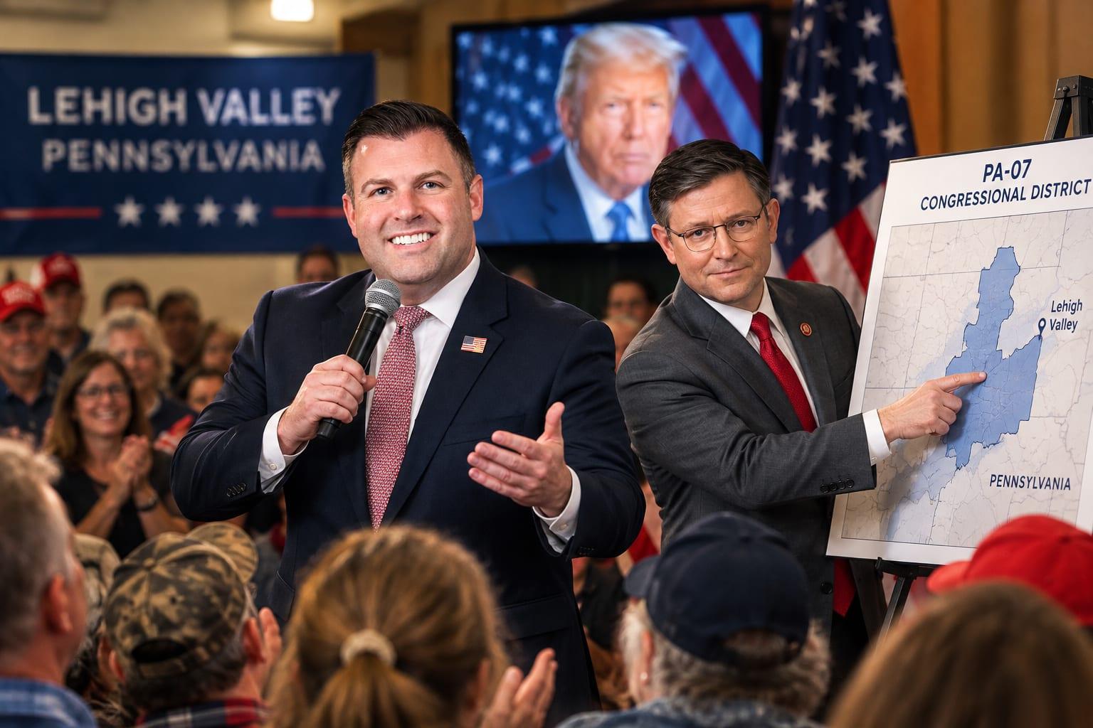 BREAKING: Mike Johnson Names Pennsylvania's 7th District One of His 'Top Three' Battlegrounds as Republicans Fight to Hold the House