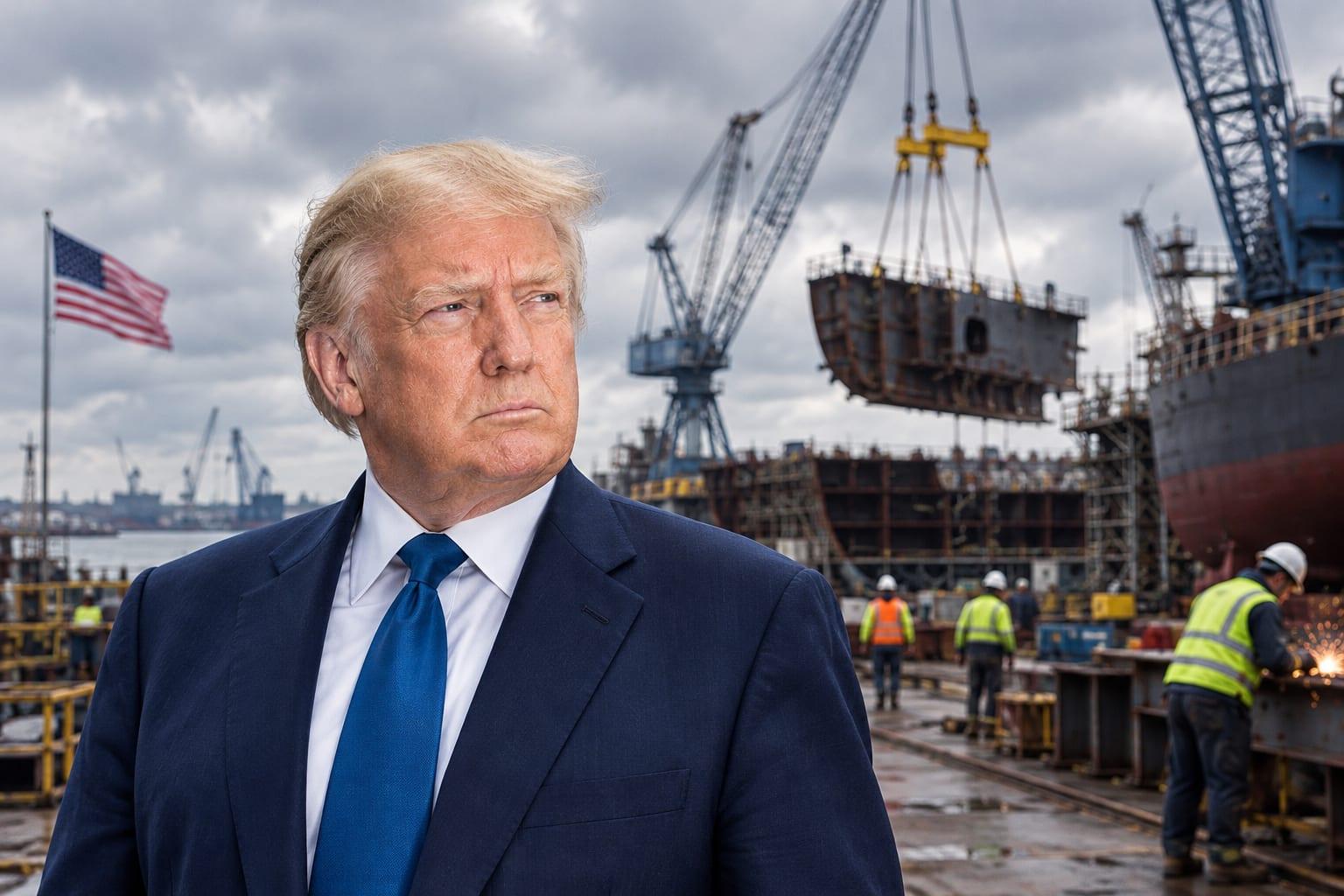 BOMBSHELL: Trump Launches $3.7B Shipyard at Sparrows Point, SECURES 40% Taxpayer Stake