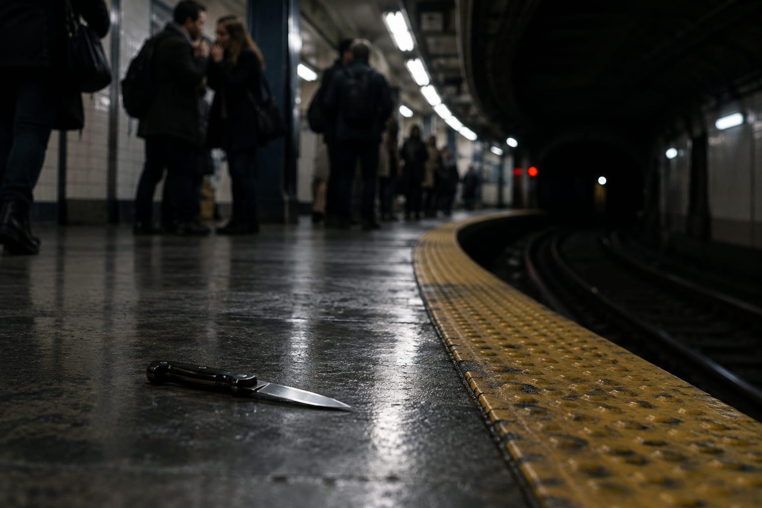 BACKLASH ERUPTS after viral clip of knife-wielding man in train confrontation