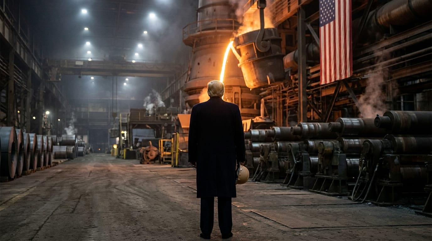 American steelmaking and reshoring as manufacturing output rebounds.