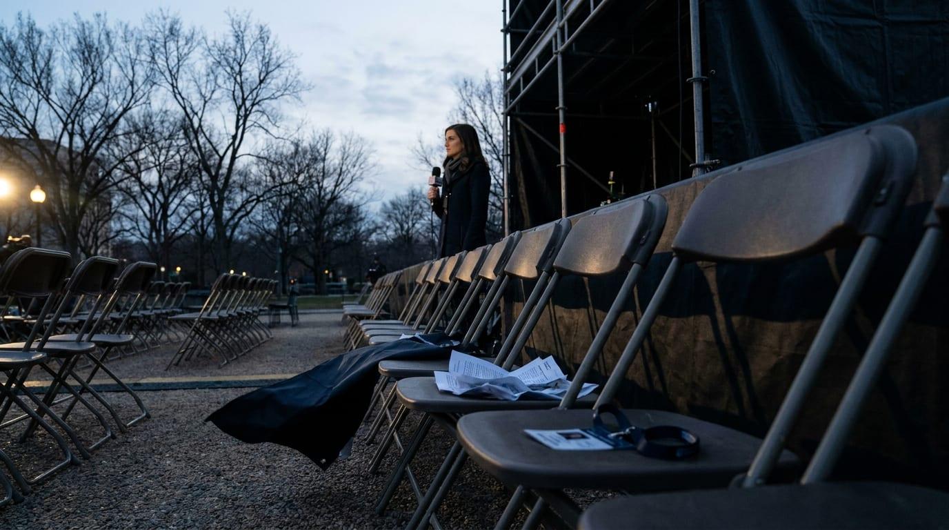 White House Slams CNN's Kaitlan Collins Over 'Vacant Seats' Claim — Says Press Risers Blocked View