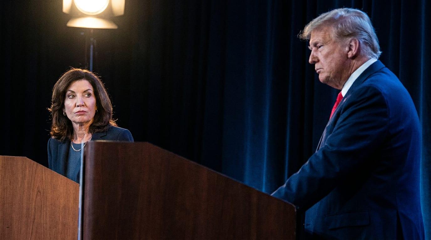 BLAKEMAN BLASTS HOCHUL IN DEBATE: 'DONALD TRUMP DIDN'T RAISE UTILITY RATES 48 TIMES. YOU DID.'