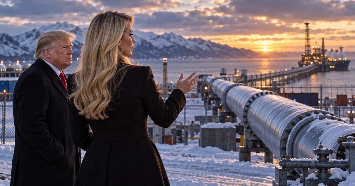 BOMBSHELL: Legacy Media Ignores $54B Alaska Pipeline and Navy Sub Repair Center to Attack Trump's New Press Sec's Husband Gaffe