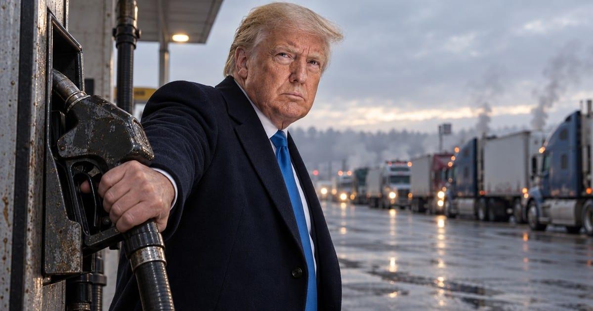 Federal diesel tax suspension weighed against Iran policy.