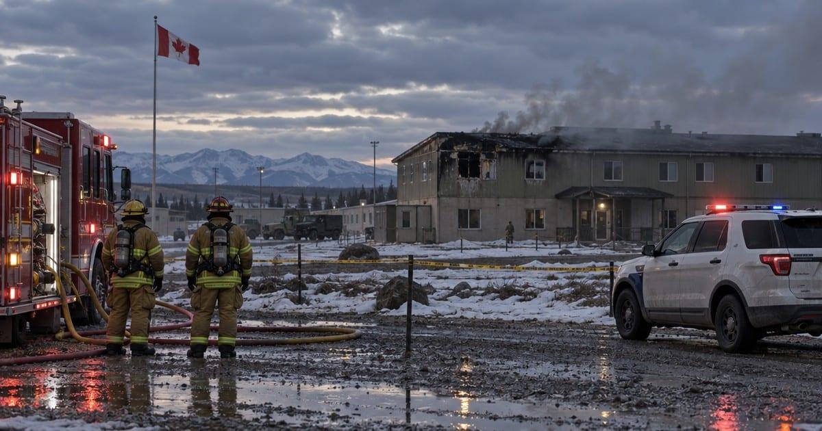 DEATHS CONFIRMED: Fire at Canada Military Base in Alberta Sparks Federal Response as Officials Confirm Casualties